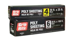 20 x 100 ft. 4 mil Polybutylene Medium Duty Sheeting in Black