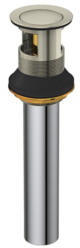 Gerber Plumbing Brushed Nickel Touch Down Bathroom Sink Drain 