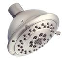 Multi Function Wide, Centerjet and Aerated Showerhead in Brushed Nickel