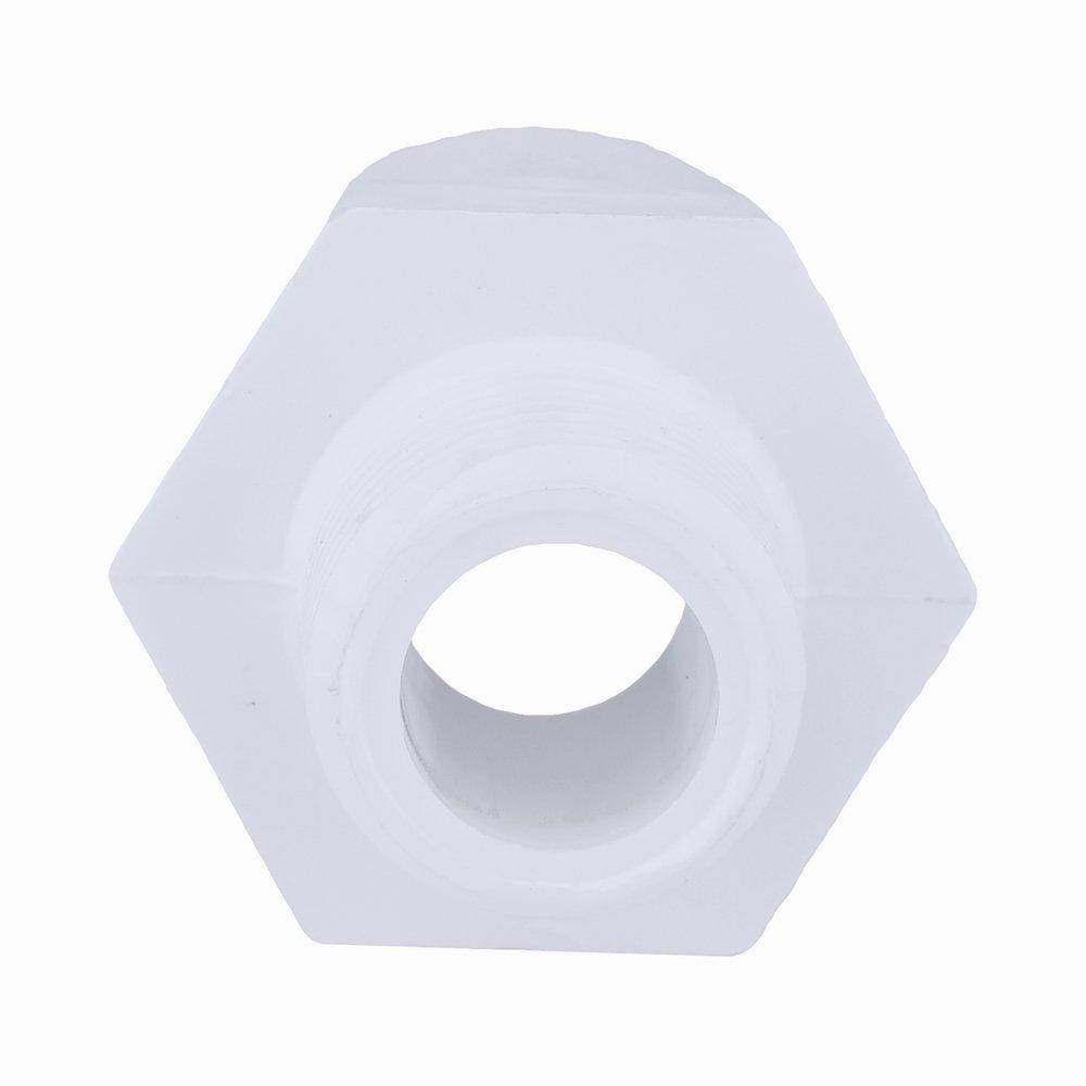 White PVC Schedule 40 Male Adapter 