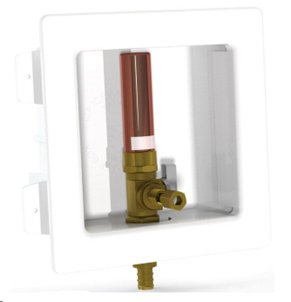 LSP Products Group White 5-3/16 in x 5-3/16 in x 2-1/2 in Ice Maker Supply Box 