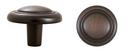 1-1/8 in. Zinc Cabinet Knob in Brushed Oil Rubbed Bronze