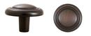 Hardware Resources Brushed Oil Rubbed Bronze 1-1/8 in. Zinc Cabinet Knob 
