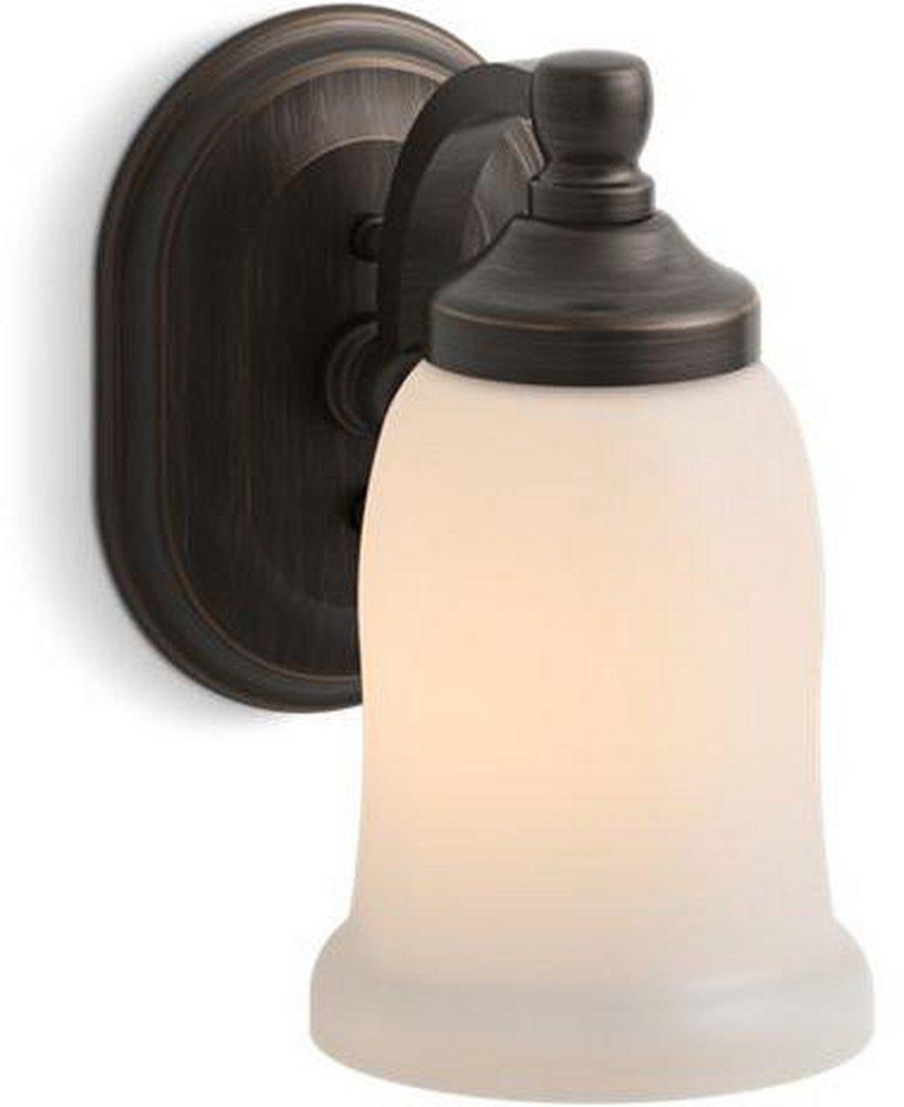 KOHLER Oil Rubbed Bronze 100W 1-Light Incandescent Vanity Fixture 