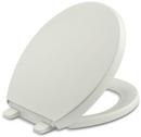 Round Closed Front Toilet Seat in Dune