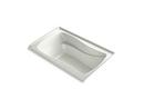 60 x 36 in. Drop-In Bathtub with Right Drain in Dune