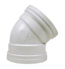 TRENCH TOUGH PLUS Gasket 45 Degree SDR 35 Plastic Sewer Elbow 