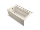 66 x 35-7/8 in. Drop-In Bathtub with Left Drain in Almond