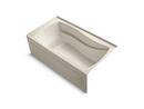 66 x 35-7/8 in. Drop-In Bathtub with Right Drain in Almond