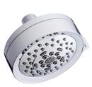 Multi Function Massage, Wide, Centerjet, Aerated and Wide/Centerjet Showerhead in Polished Chrome
