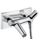 5.3 gpm 2-Hole Thermostatic Roman Tub with Double Knob Handle in Polished Chrome