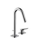 1.2 gpm 2-Hole Widespread Bathroom Faucet with Single Lever Handle in Polished Chrome