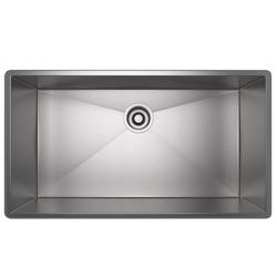 31-1/2 in. Dual Mount Stainless Steel Single Bowl Kitchen Sink in Brushed Stainless Steel