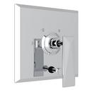 Pressure Balancing Valve Trim with Single Lever Handle and Diverter in Polished Chrome