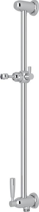 Perrin & Rowe&reg; Polished Chrome Slide Bar with Adjustable Hand Shower Holder 