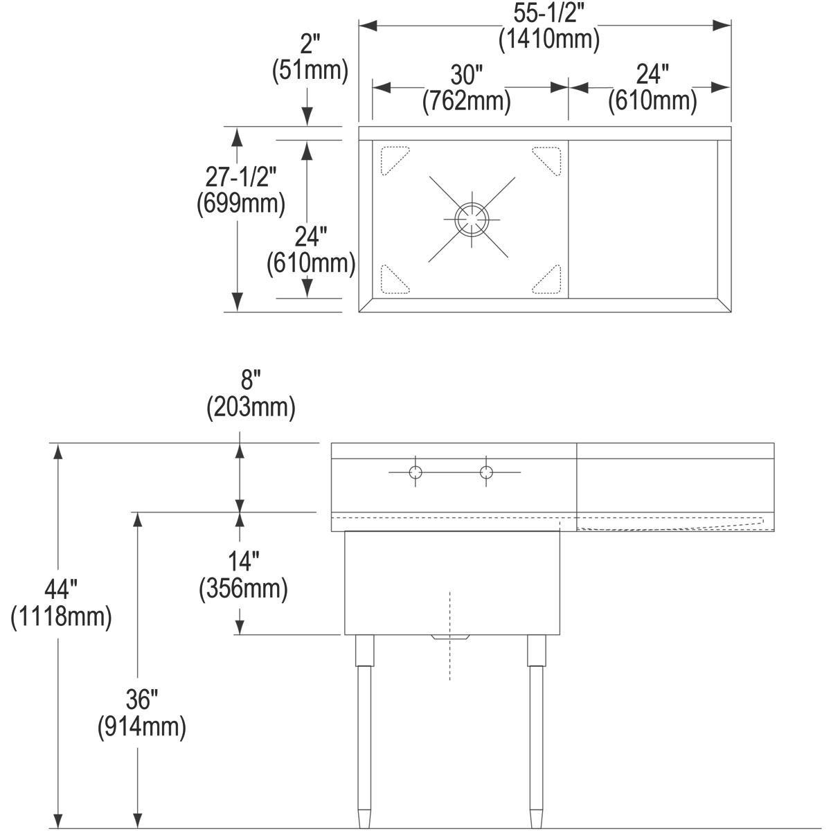 Dayton Polished Stainless Steel 14 x 19 in. Bottom Grid for 21 x 15-3/4 in. Bowl 