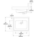 Dayton Polished Stainless Steel 11 x 11 in. Bottom Grid for 14 x 14 in. Bowl 