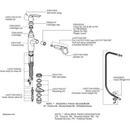 Elkay Polished Chrome Double Knob Handle Clear Crystalac Bar Faucet 