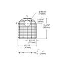 Dayton Stainless Steel Bottom Grid 