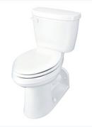 Gerber Plumbing White 1.28 gpf Elongated Floor Mount Two Piece Toilet Bowl 