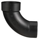 Black ABS DWV Long Turn 90&deg; Street Elbow 