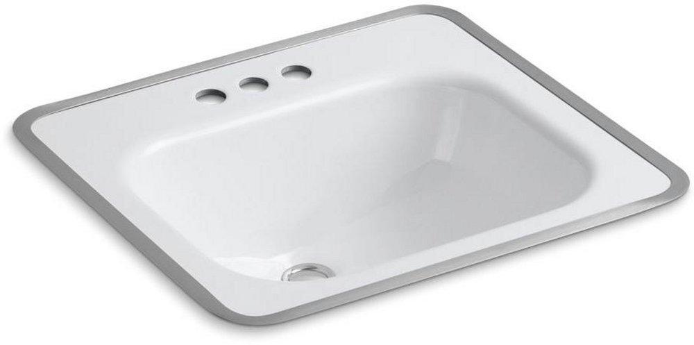 KOHLER White Drop-in Basin 