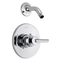 Single Handle Shower Faucet in Chrome (Trim Only) (Showerhead Sold Separately)