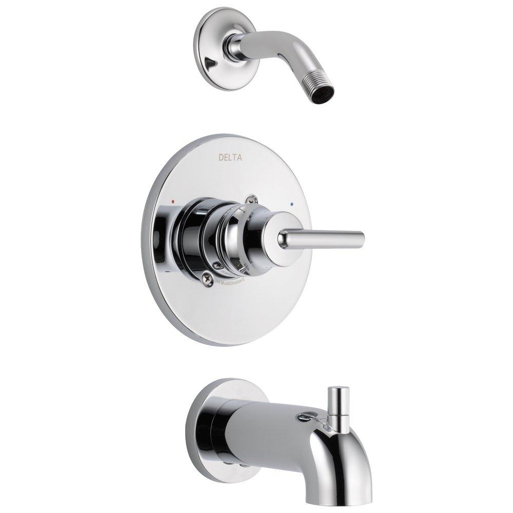 Delta Faucet Chrome Single Handle Single Function Bathtub & Shower Faucet (Trim Only) 