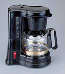 4 Cup Auto-Off Coffee Maker in Black