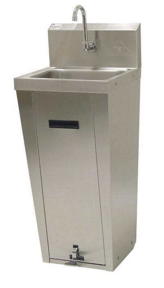 Advance Tabco Satin Pedestal Hand Sink 