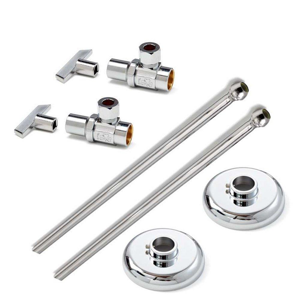 McGuire Manufacturing Chrome Plated Loose Key Set Screw Flange 