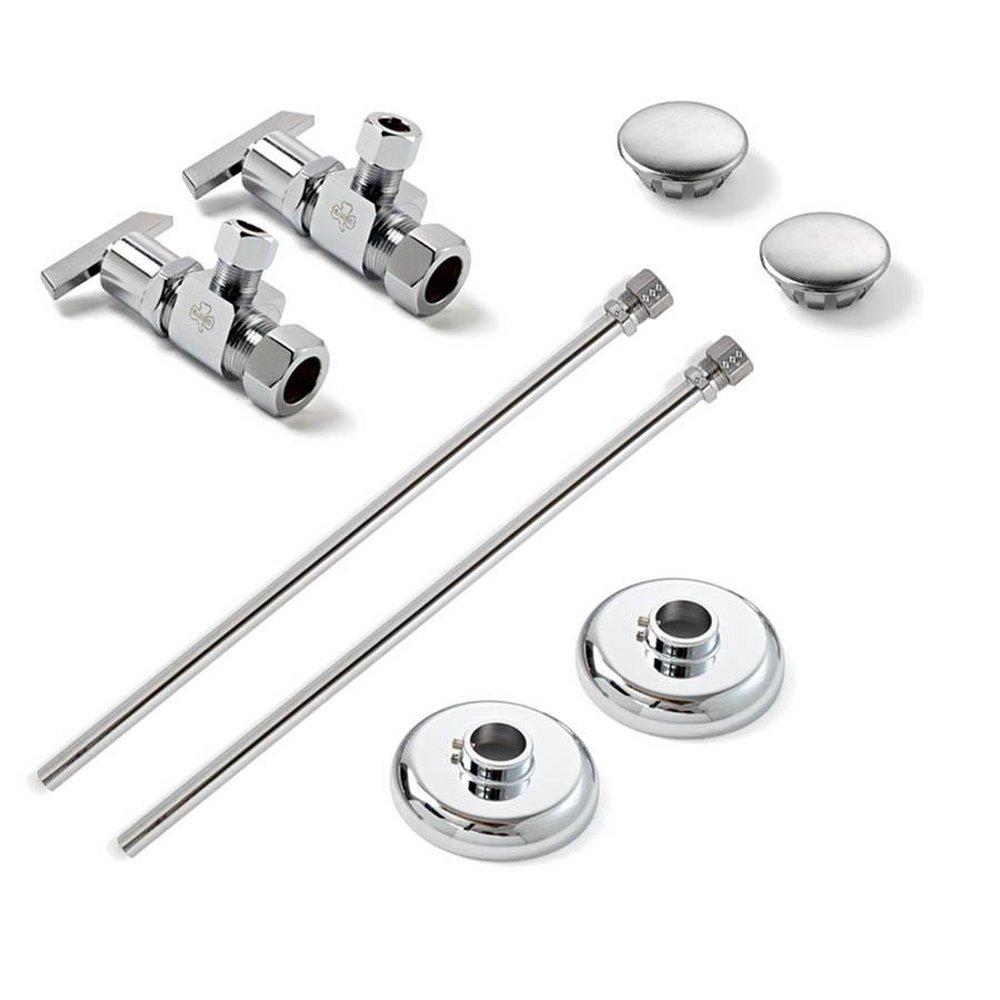 McGuire Manufacturing Chrome Plated Loose Key with Cap and Set Screw Flange 