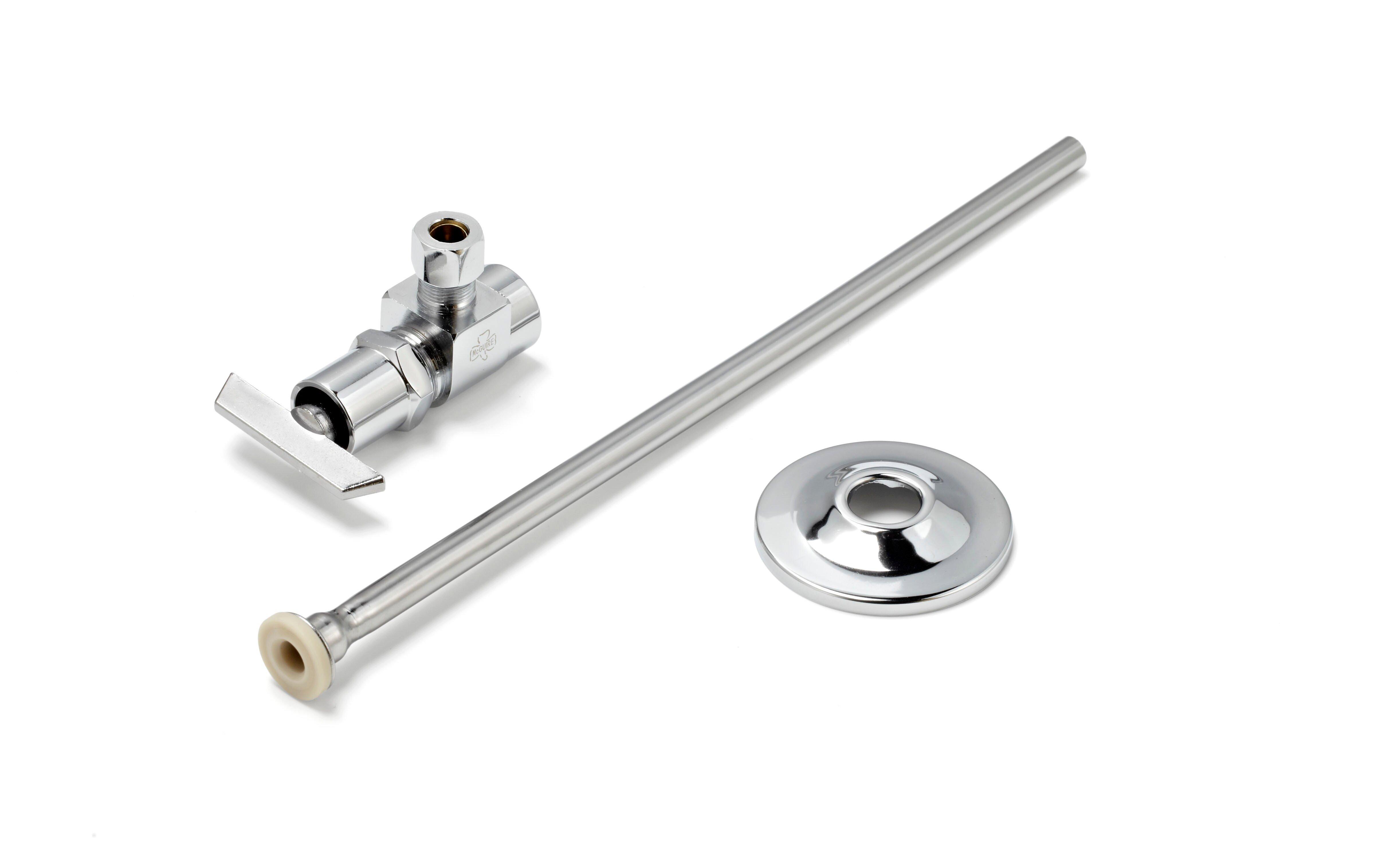 McGuire Manufacturing Chrome Plated Closet Supply 