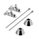 1/2 x 3/8 in. Lavatory Supply Kit in Polished Chrome