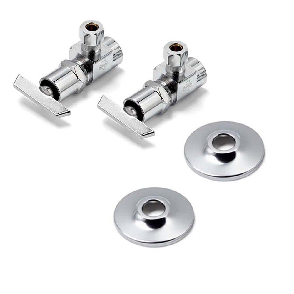 McGuire Manufacturing Chrome Plated Sink 3/8 in. Supply Kit in Chrome Plated 