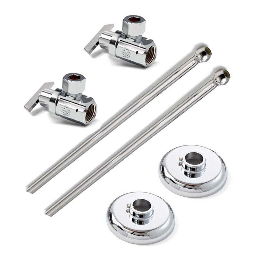 McGuire Manufacturing Chrome Plated IPS Lavatory Supply Kit 
