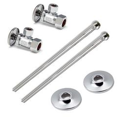 Wheel Handle Steel Deep Bell Flange in Polished Chrome