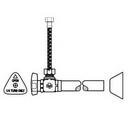 McGuire Manufacturing Chrome Plated Sink 6-3/4 in. Supply Kit in Chrome Plated 