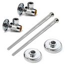 McGuire Manufacturing Chrome Plated Copper Wheel Handle Set Screw Flange 