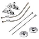 McGuire Manufacturing Chrome Plated 1/2 x 3/8 in. Nominal x OD Stainless Steel Heavy Duty Lavatory Supply Kit 