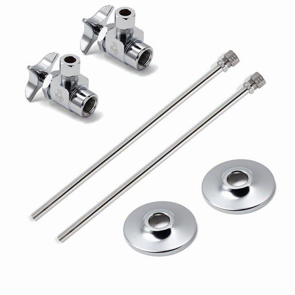 McGuire Manufacturing Chrome Plated *CVR* Lead Law Compliant SPLY FLEX LAV CP 1/2NOMCOM 