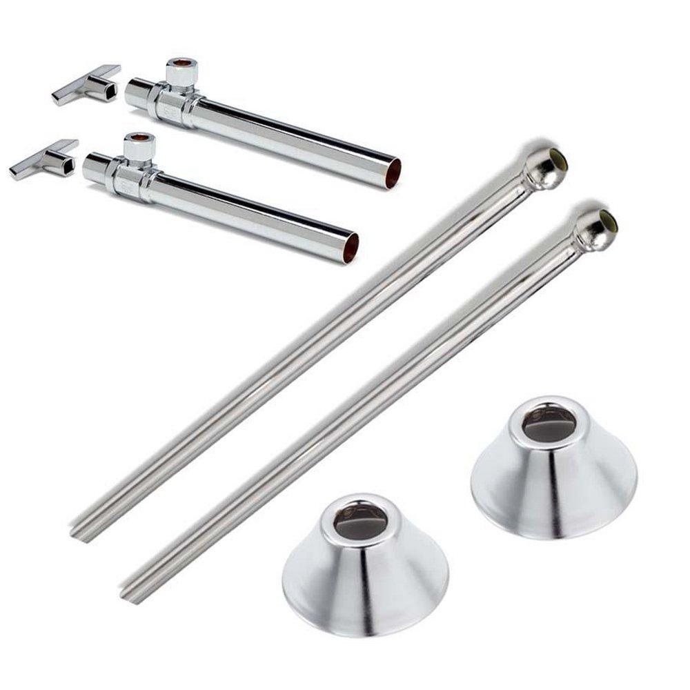 McGuire Manufacturing Chrome Plated Sink 1/2 in x 3/8 in. Supply Kit 