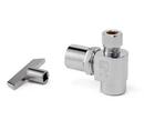 McGuire Manufacturing Chrome Plated IPS x OD Tube Loose Key Straight Supply Stop Valve in Chrome Plated 
