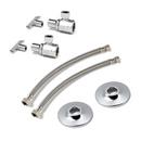 McGuire Manufacturing Chrome Plated Sink 1/2 in x 3/8 in. x 12 in. Supply Kit 