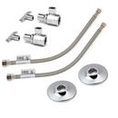 1/2 in x 3/8 in. x 16 in. Braided Stainless Sink Flexible Water Connector