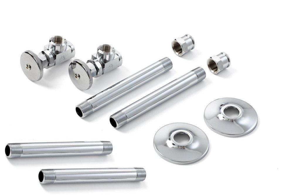 McGuire Manufacturing Chrome Plated Sink 3/8 in. Supply Kit in Chrome Plated 