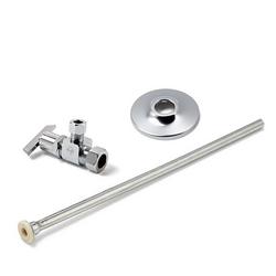 Toilet 1/2 in x 3/8 in. Supply Kit in Chrome Plated