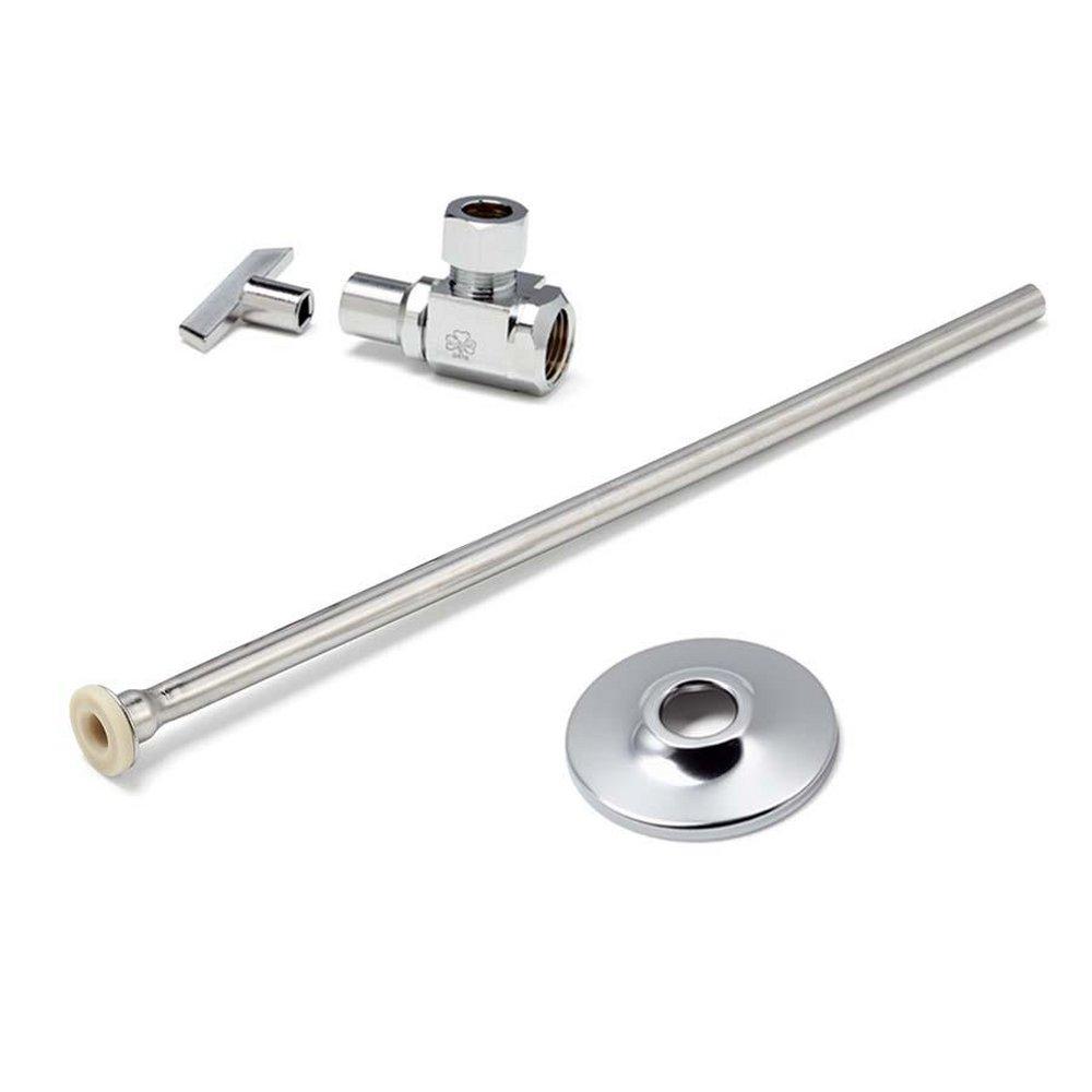 McGuire Manufacturing Chrome Plated *CVR* LF SPLY FLEX CLST CP 1/2 IPS 