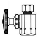 1/2 x 3/8 in. IPS x OD Tube Loose Key Straight Supply Stop Valve in Chrome Plated