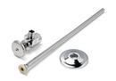 Toilet 3/8 x 1-1/2 in. Supply Kit in Chrome Plated